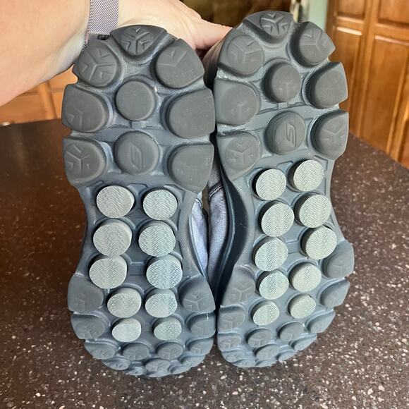Skechers Go Walk Goga Mat Technology Mens Size 10.5 Gray Slip On Comfort Shoes - Picture 5 of 8